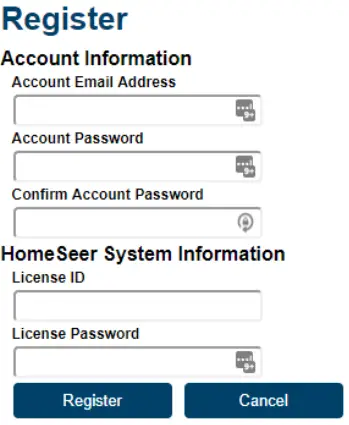 HomeSeer S6 HomeTroller Pro Smart Home Hub - Registration