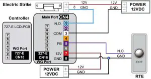 SOYAL AR 327 E Metal Access Control - Connect to Electric Strike