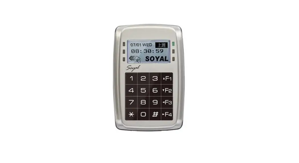 Soyal Ar-327-e Metal Access Control Instruction Manual
