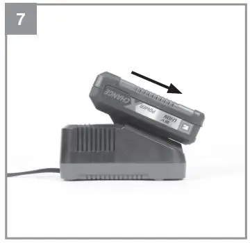 Einhell GE-LE 18 190 Li Cordless Lawn Edge Trimmer Instruction Manual - Charging the battery