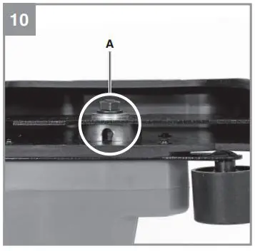 Einhell GE-LE 18 190 Li Cordless Lawn Edge Trimmer Instruction Manual - Insert the fi xing pin