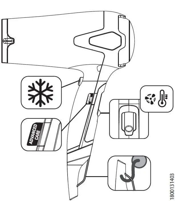 CV8732F0 Professional Quality Blow Classic Diffuser fig 1