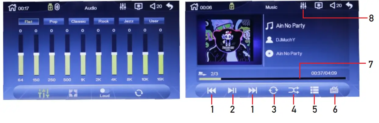 LEADFAN Double Din Car Stereo Compatible with Apple Carplay - app 11