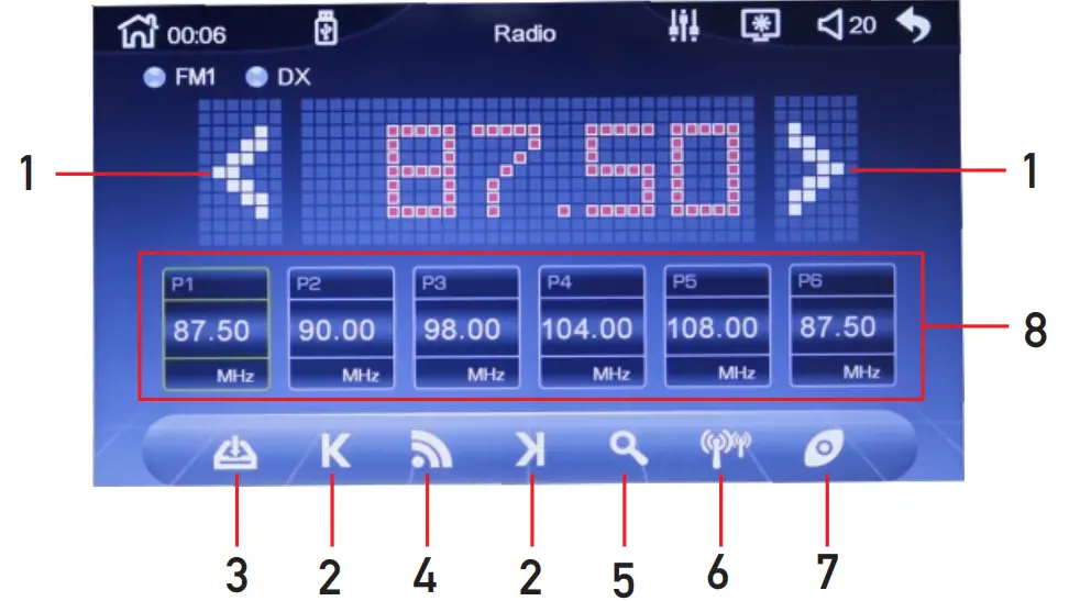 LEADFAN Double Din Car Stereo Compatible with Apple Carplay - app 13