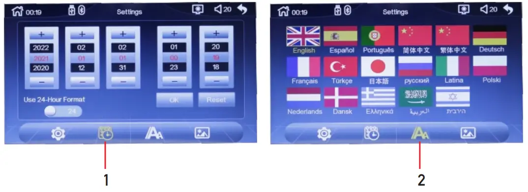 LEADFAN Double Din Car Stereo Compatible with Apple Carplay - app 3