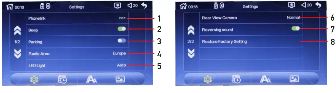 LEADFAN Double Din Car Stereo Compatible with Apple Carplay - app 5