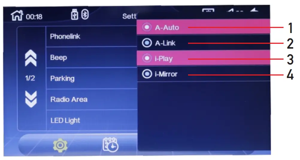 LEADFAN Double Din Car Stereo Compatible with Apple Carplay - app 6