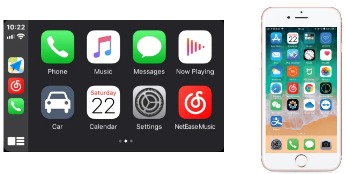 LEADFAN Double Din Car Stereo Compatible with Apple Carplay - fig 3