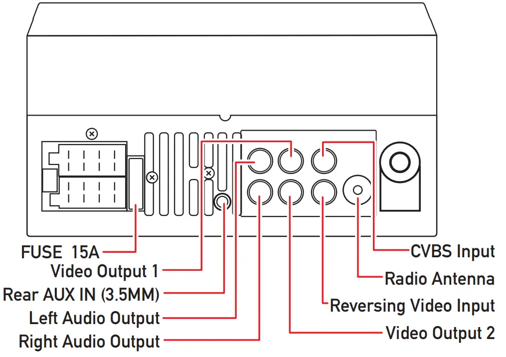 LEADFAN Double Din Car Stereo Compatible with Apple Carplay - fig 8