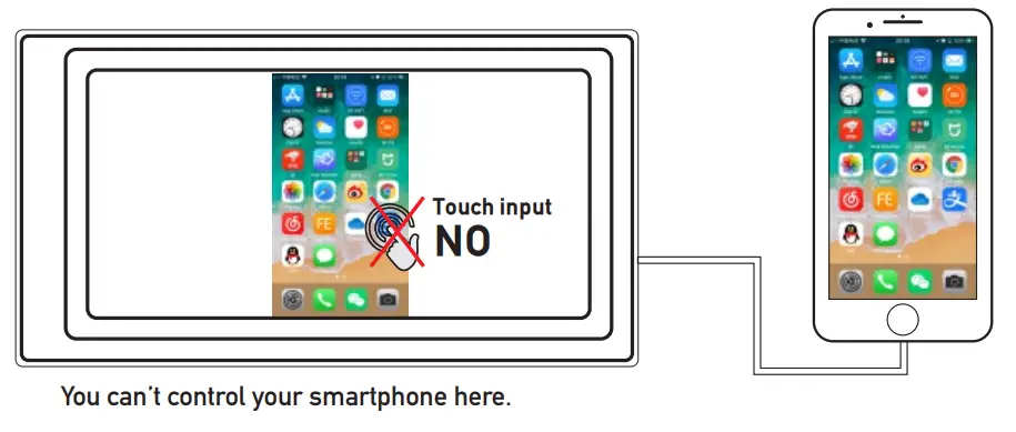 LEADFAN Double Din Car Stereo Compatible with Apple Carplay - fig