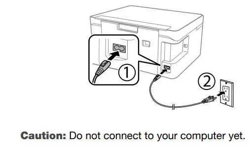 EPSON ST-C2100 Supertank Color MFP Printer User Guide - Connect the power cord