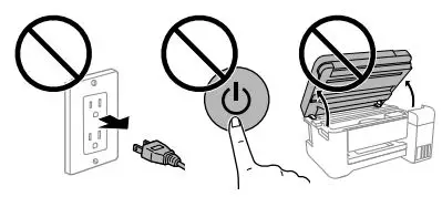EPSON ST-C2100 Supertank Color MFP Printer User Guide - Do not unplug or turn off the product