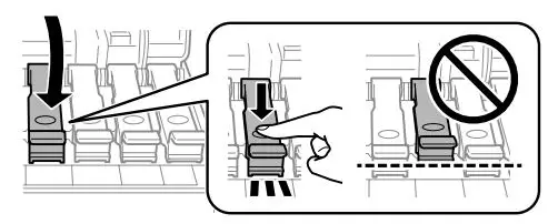 EPSON ST-C2100 Supertank Color MFP Printer User Guide - Securely close the black ink tank cap