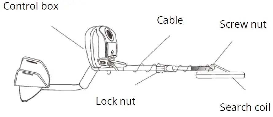 alza cz MD-830 Metal Detector Gold Digger Treasure Hunter fig-1