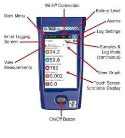 TSI 7585 Q-Trak XP Indoor Air Quality Monitor FIG 9