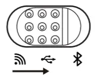 COOLER MASTER CK71 Wireless RGB Mechanical Gaming Keyboard - GHZ - WIRED MODE