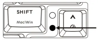 COOLER MASTER CK71 Wireless RGB Mechanical Gaming Keyboard - Low Battery Scenario