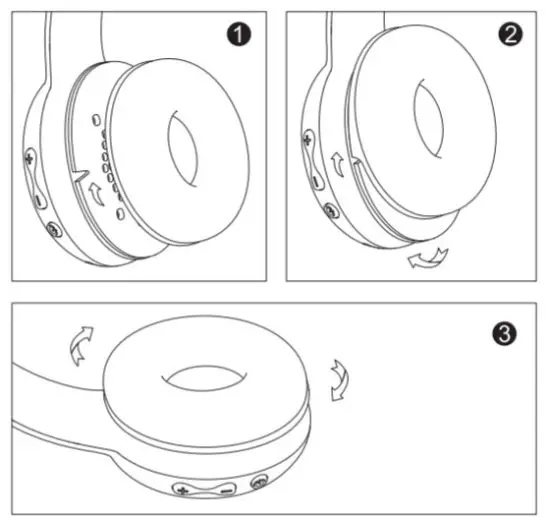 gorsun E61 Wireless and Wired Kids Headphone - indicator
