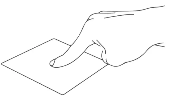 Touchpad gesture