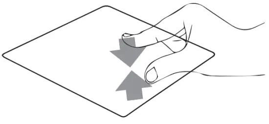 Touchpad gesture