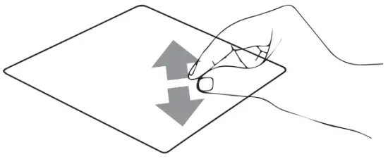 Touchpad gesture
