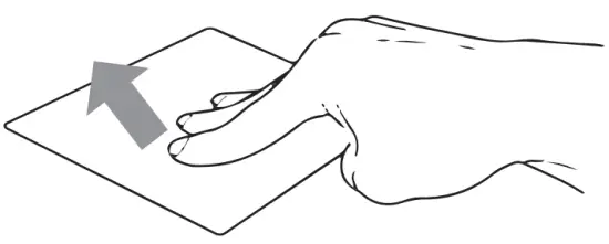 Touchpad gesture