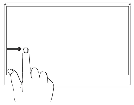 Touch screen gesture
