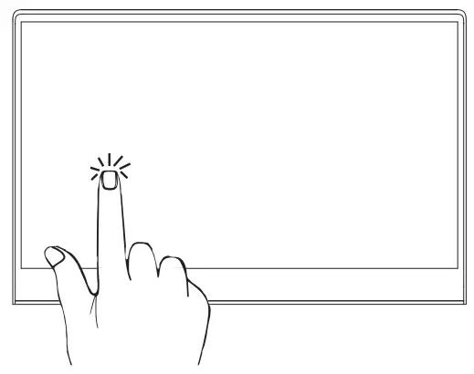 Touch screen gesture