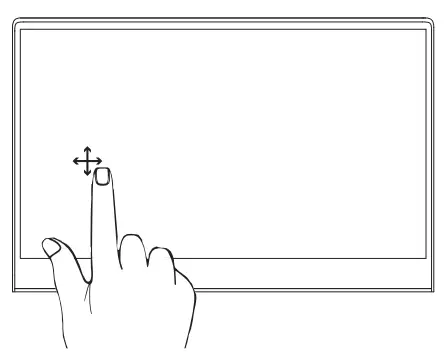 Touch screen gesture