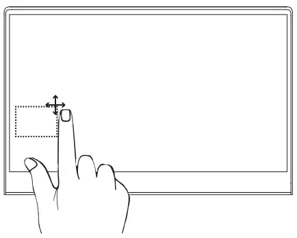 Touch screen gesture