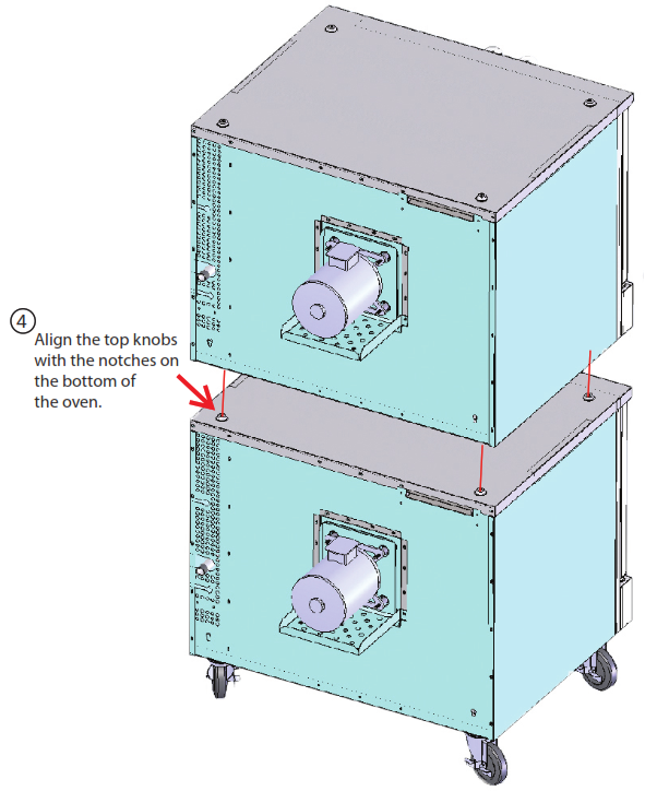 CPG 351FGC100 Single Deck Standard Depth Full Size Natural Gas Convection Oven - BOTTOM OVEN 1