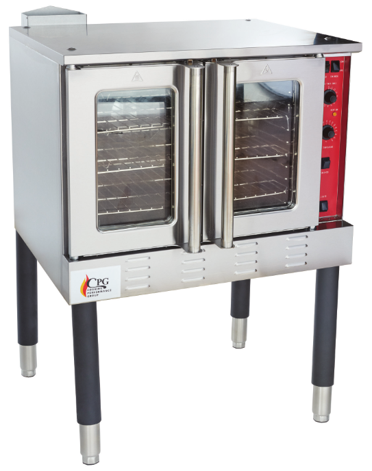 CPG 351FGC100 Single Deck Standard Depth Full Size Natural Gas Convection Oven