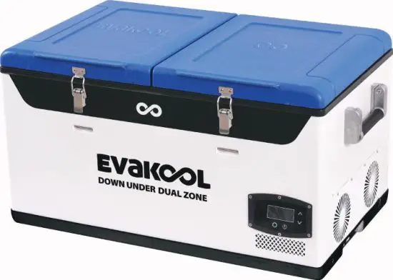 EVAKOOL DU95-DZ Down Under Dual Zone Fridge - Under Dual Zone