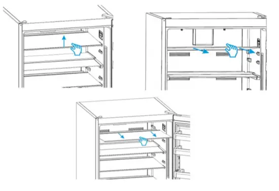 BUSH MEB155177 Integrated Tall Fridge Built In Larder - fig1