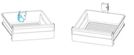 BUSH MEB155177 Integrated Tall Fridge Built In Larder - fig7