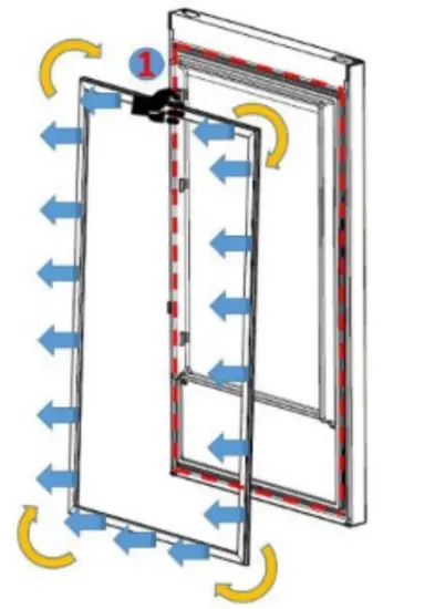 BUSH MEB155177 Integrated Tall Fridge Built In Larder - fig8