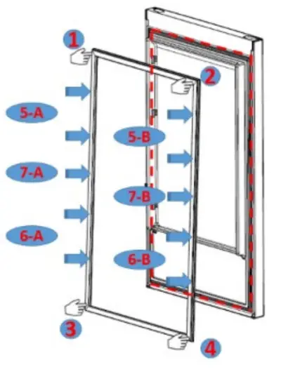 BUSH MEB155177 Integrated Tall Fridge Built In Larder - fig9