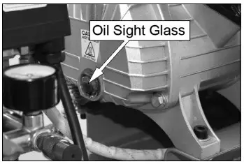AirMaster TIGER 16 100L Air Compressor - OIL LEVEL