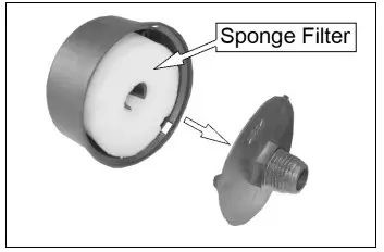AirMaster TIGER 16 100L Air Compressor - filter cover