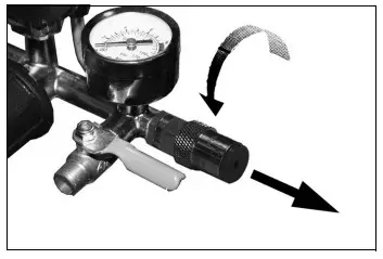 AirMaster TIGER 16 100L Air Compressor - outwards