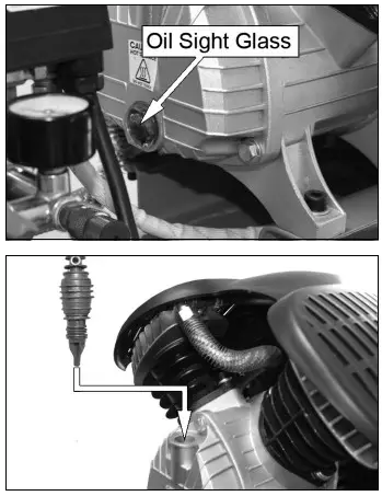 AirMaster TIGER 16 100L Air Compressor - sightglass
