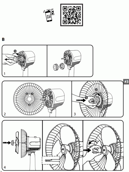 Rowenta VU4410F0 Essential 3 Speed Standing Fan - fig10