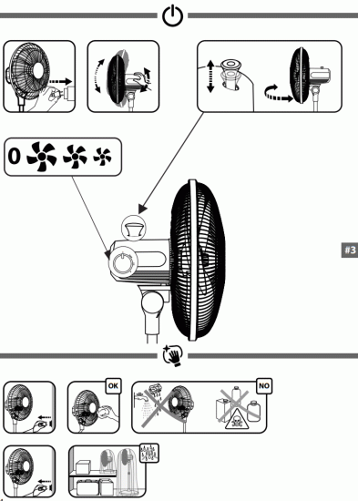 Rowenta VU4410F0 Essential 3 Speed Standing Fan - fig12