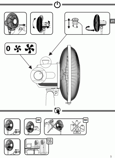 Rowenta VU4410F0 Essential 3 Speed Standing Fan - fig3