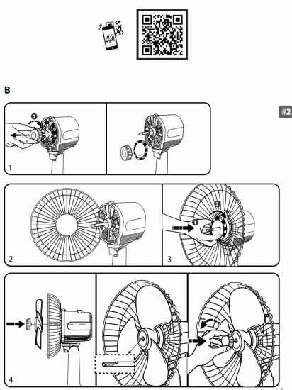 Rowenta VU4410F0 Essential 3 Speed Standing Fan - fig5