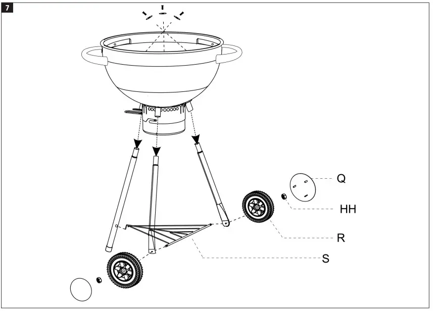 Burns Barkles 010391 Kettle Grill - Fig 7