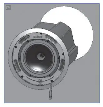 TANNOY-CMS-801-Series-8-Inch-Compact-Ceiling-Mounted-Subwoofer-FIG6