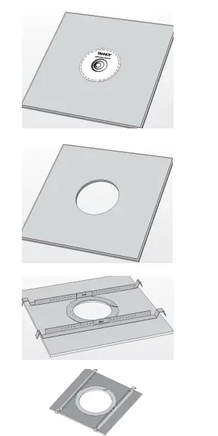 TANNOY CMS 801 Series 8 Inch Compact Ceiling Mounted SubwooferFIG111