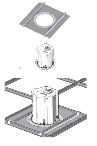 TANNOY CMS 801 Series 8 Inch Compact Ceiling Mounted SubwooferFIG112