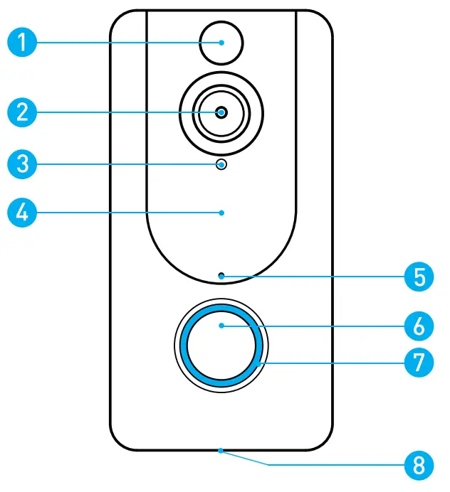 EKEN-V7-Video-Doorbell-Fig1